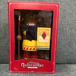 World Market vintage 2011 Holiday Nutcracker Tupac Yellow Red rare new in box